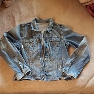 Vintage Ralph Lauren Polo JeansCo distressed Jean Jacket